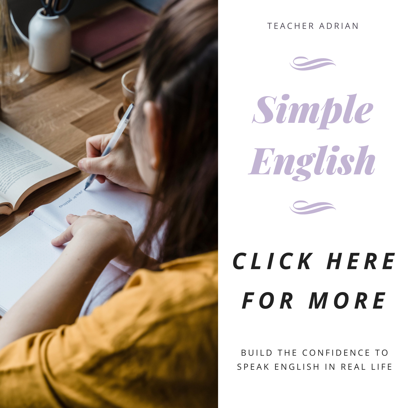 Learn English in Laos with Teacher Adrian